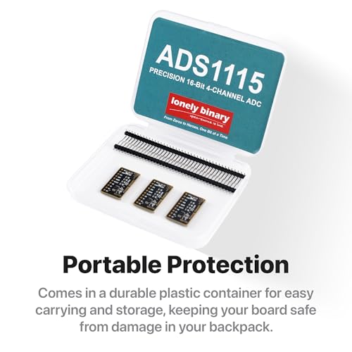 Lonely Binary 3-Pack ADS1115 16-Bit ADC I2C Module for Arduino & ESP32