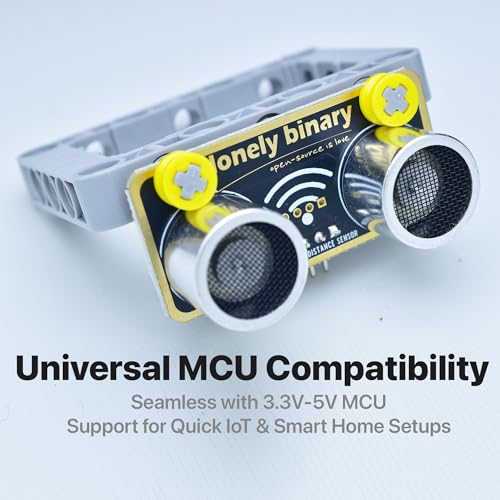Lonely Binary 5-Pack HC-SR04 Ultrasonic Sensor I2C UART for Arduino & ESP32