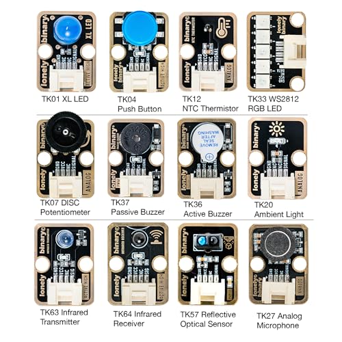 Lonely Binary TinkerBlock UNO R3 Starter Kit 12 Sensors for Arduino IDE