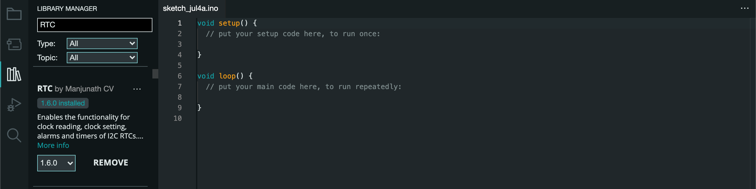 Lonely Binary Arduino IDE Libaray Installation