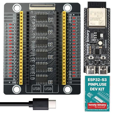 ESP32-S3 Gold Edition + PinPulse Shield