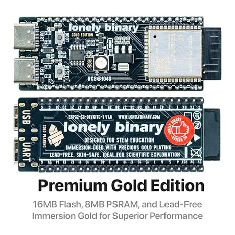 Lonely Binary ESP32-S3 N16R8 PinPulse Shield GPIO LED 16MB for Arduino IDE