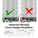 Lonely Binary 3-Pack Breadboard Power Supply 3.3V 5V USB-C Switchable