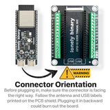 Lonely Binary ESP32-S3 N16R8 Dev Board + Screw Terminal Base, FPC Port