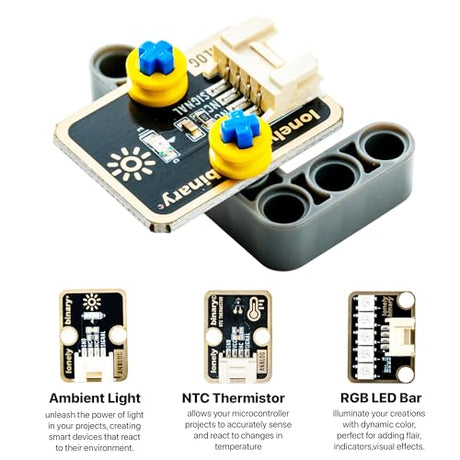 Lonely Binary TinkerBlock ESP32-S3 Starter Kit 12 Sensors for Arduino IDE