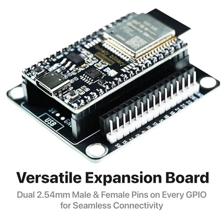 Lonely Binary 3-Pack ESP32 Gold WiFi BT 3 Expansion Bases for Arduino IDE