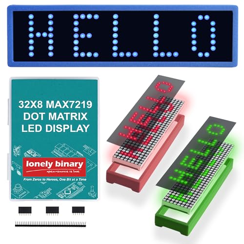 32x8 LED Matrix MAX7219, 3 Colours, 3-Pack