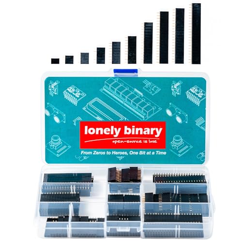 2.54mm Female Pin Header Kit, 160-Piece