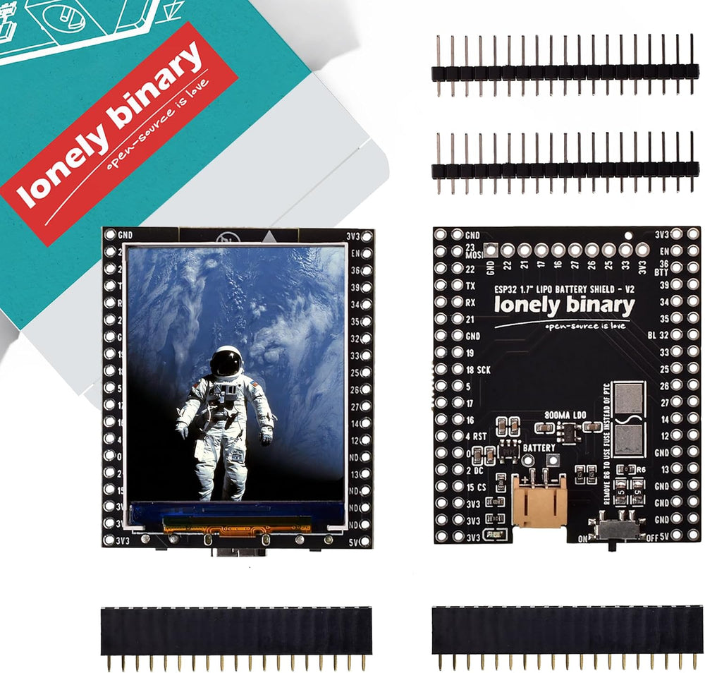 ESP32 1.8" LCD Dev Board + LiPo Shield