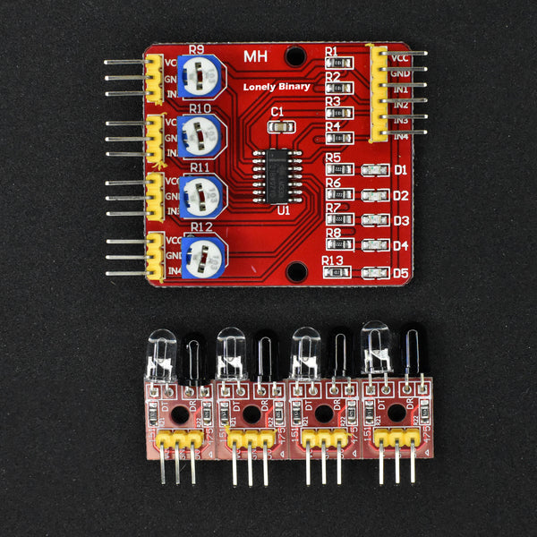 Infrared Tracking Sensor 4 Channel Module