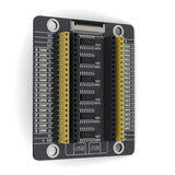ESP32-S3 PinPulse Shield swung 30 degrees away on its left edge