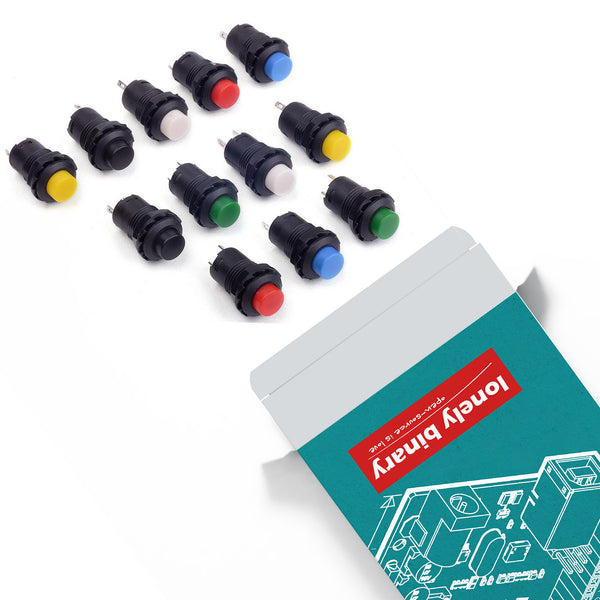 Push Button Latching Switches 12mm